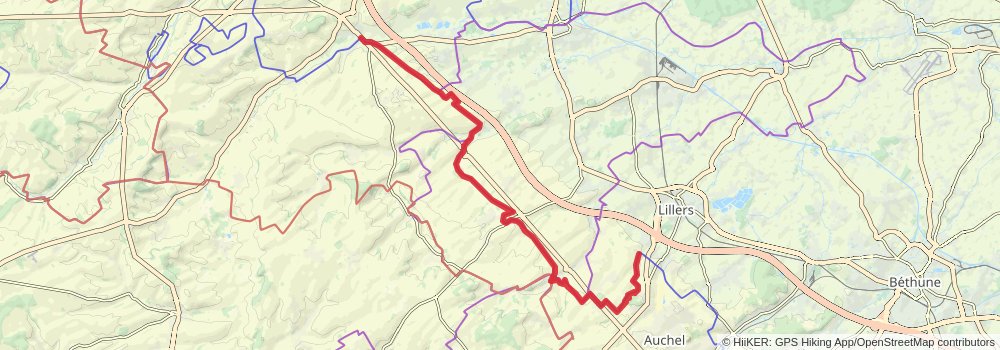 Via Francigena stage 10 Map