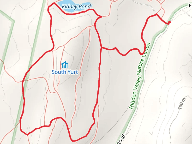 Kidney Pond from Egypt Road