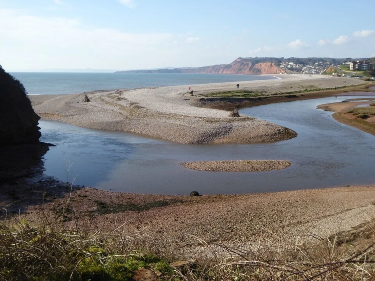 An image depicting the trail River Otter and the Otter Estuary Walk and its surrounding area.
