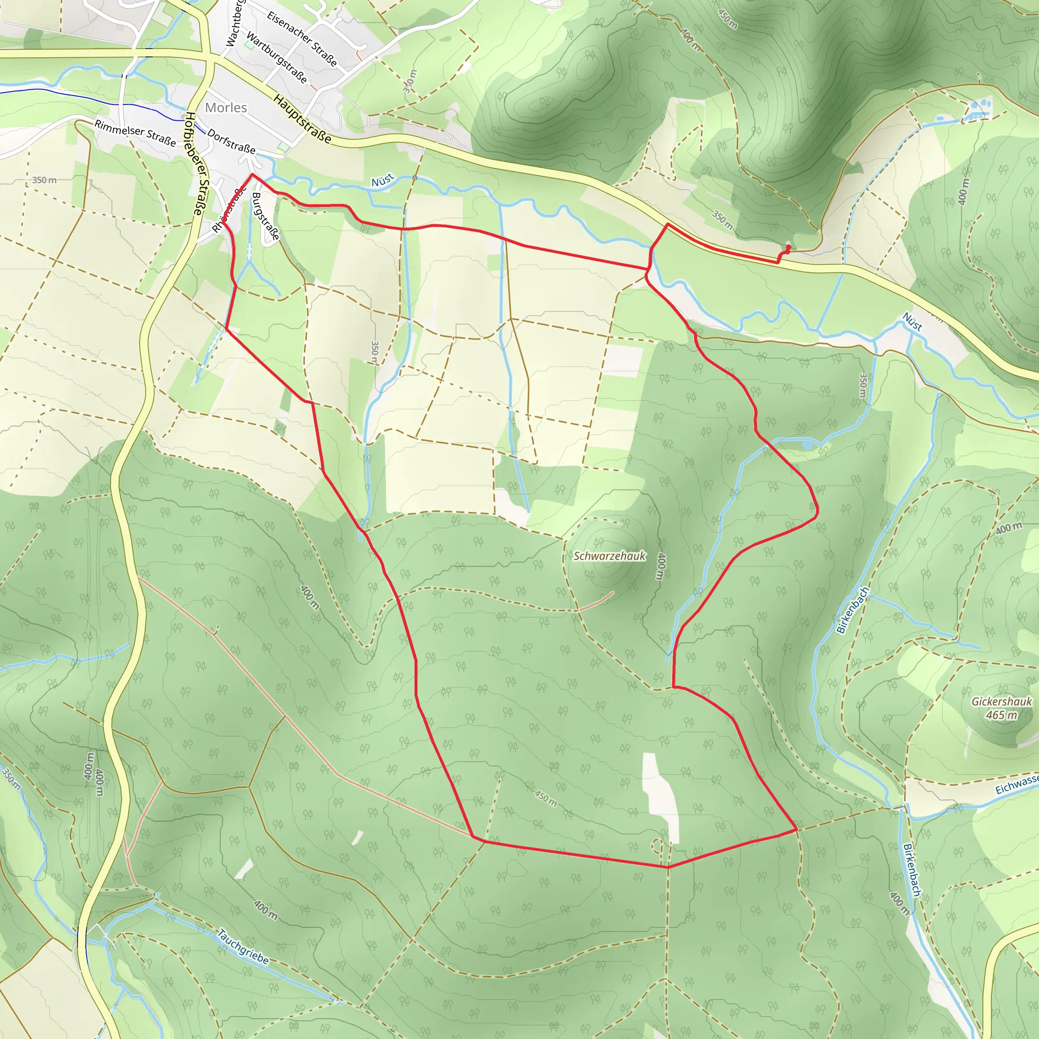 Weinberg Loop mobile static map