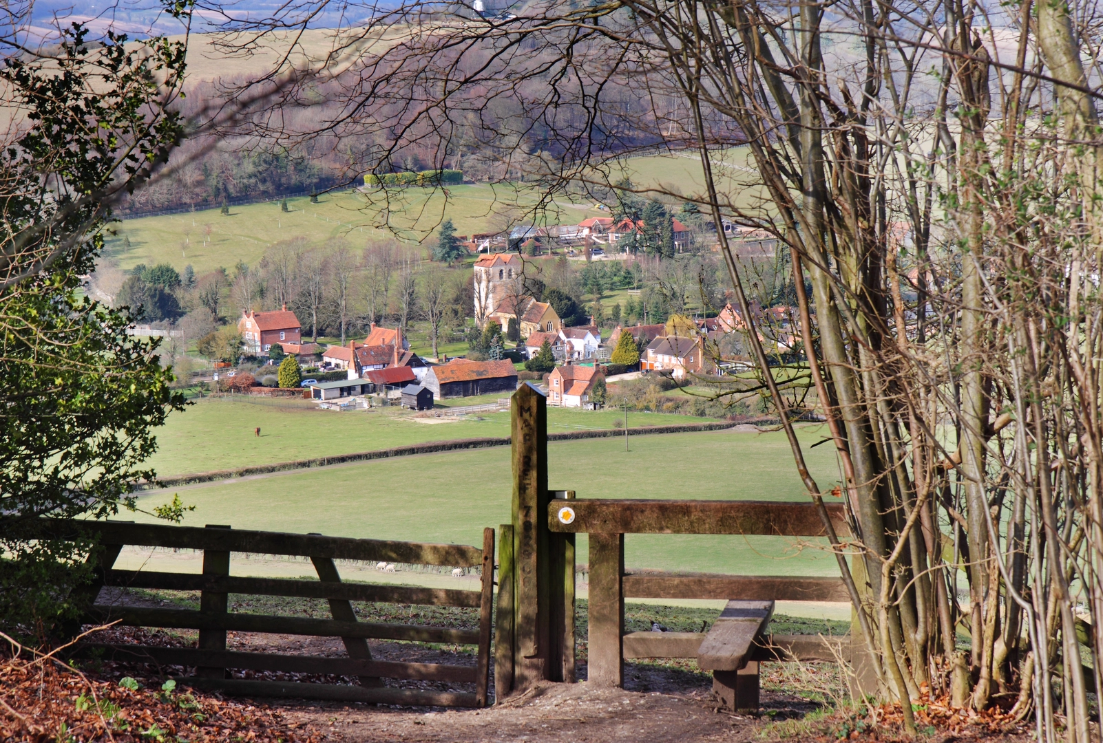 An image depicting the trail Holme Valley and Hamlets Walk from Holmfirth and its surrounding area.