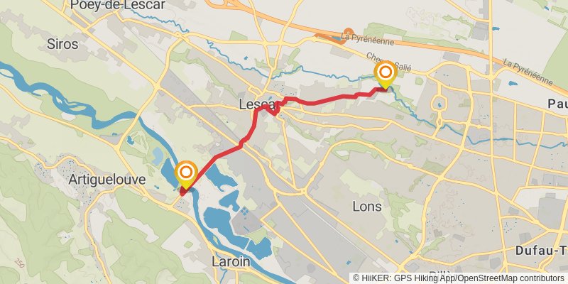 Way of Henri IV spur 2 Map