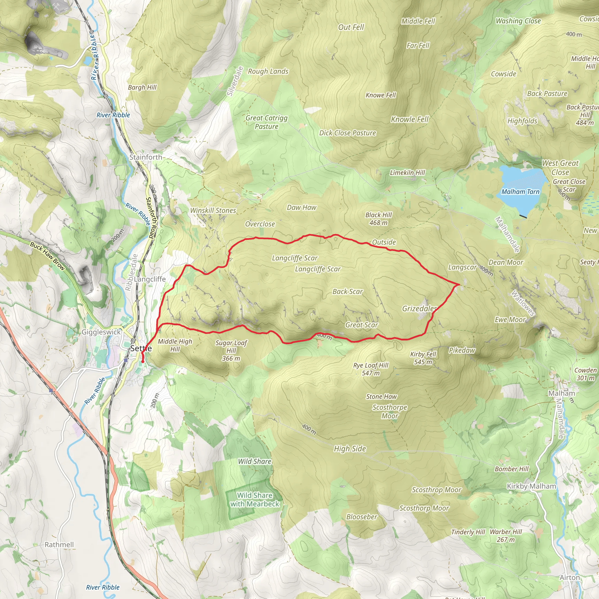 Settle Loop mobile static map