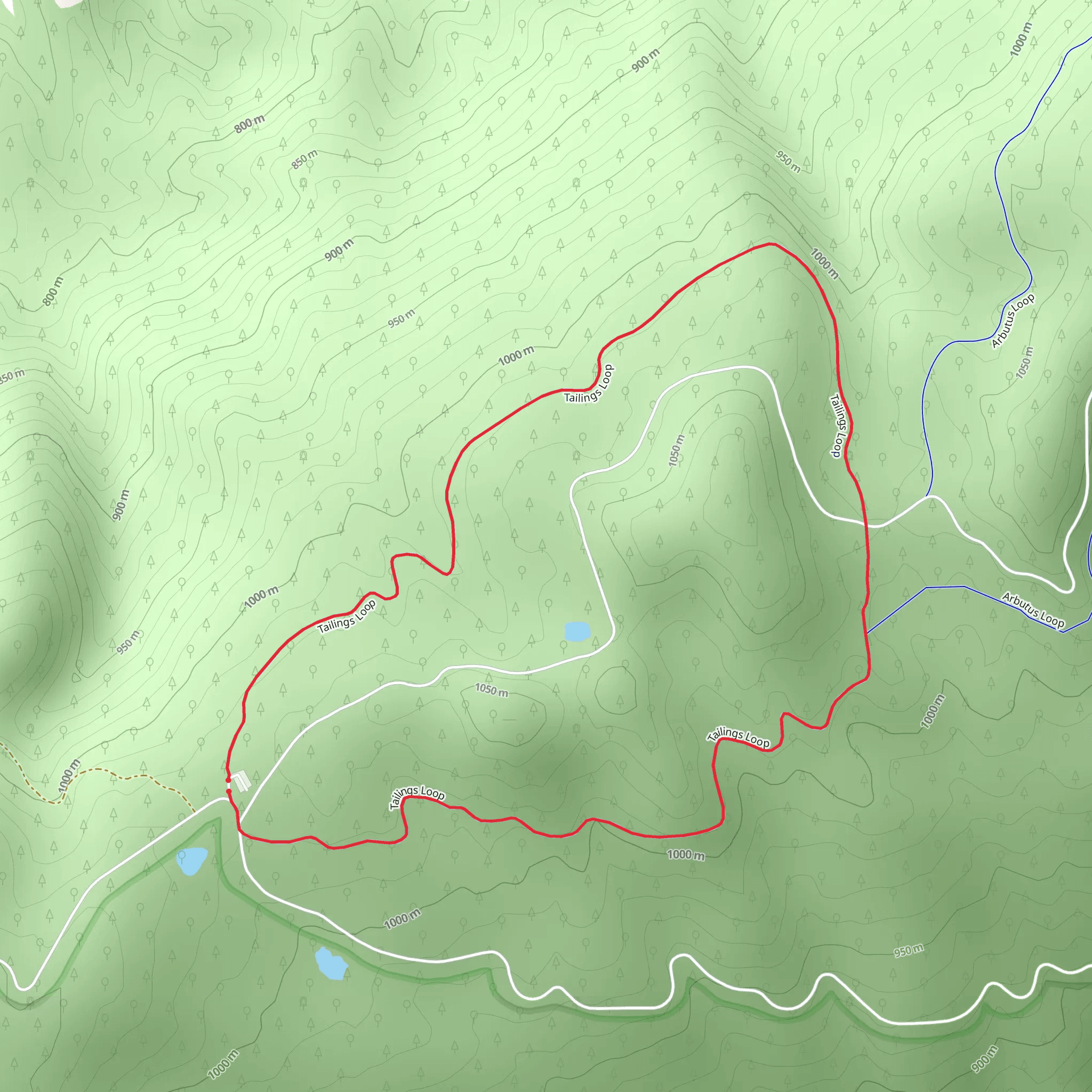 Tailings Loop mobile static map