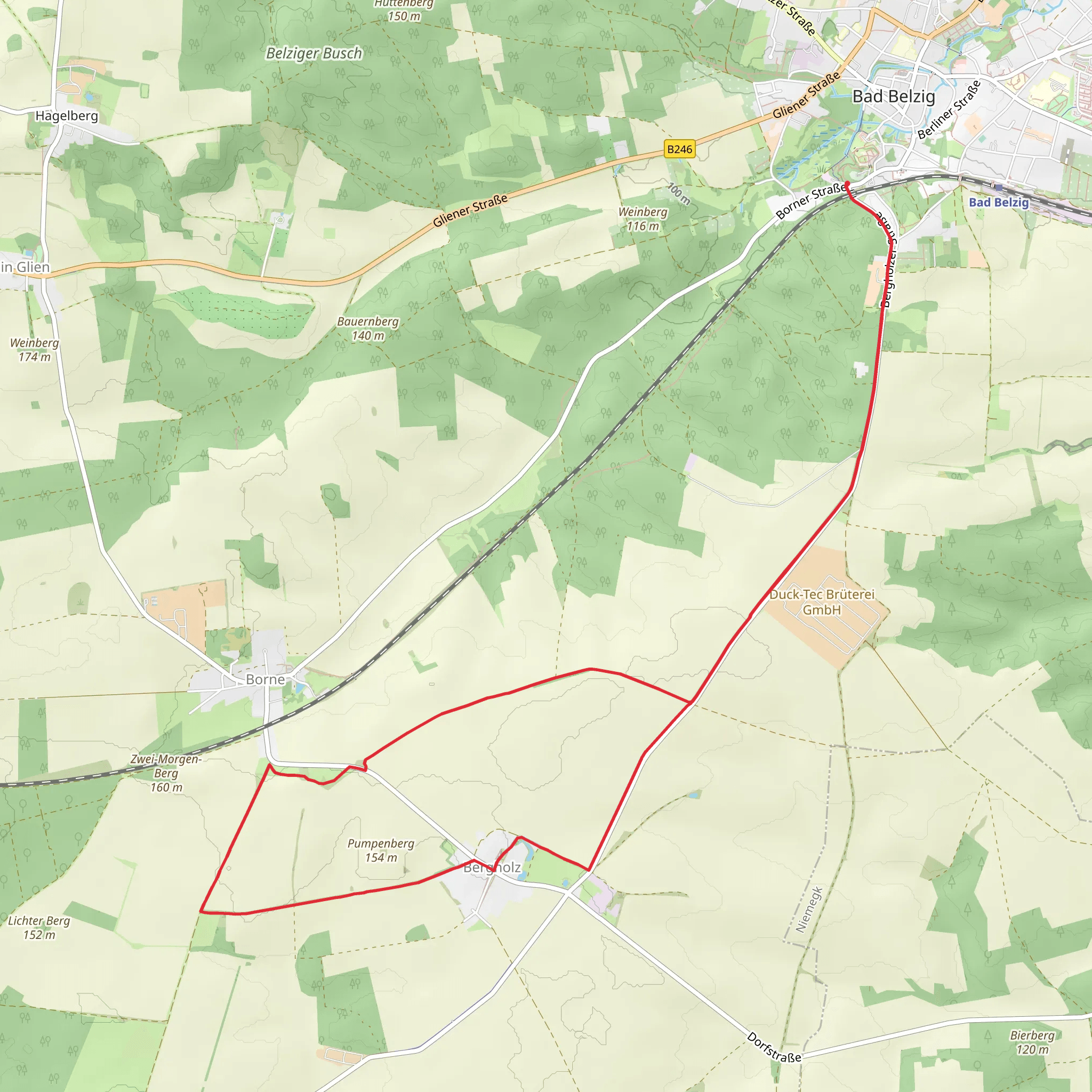 Naturparkrundweg mobile static map