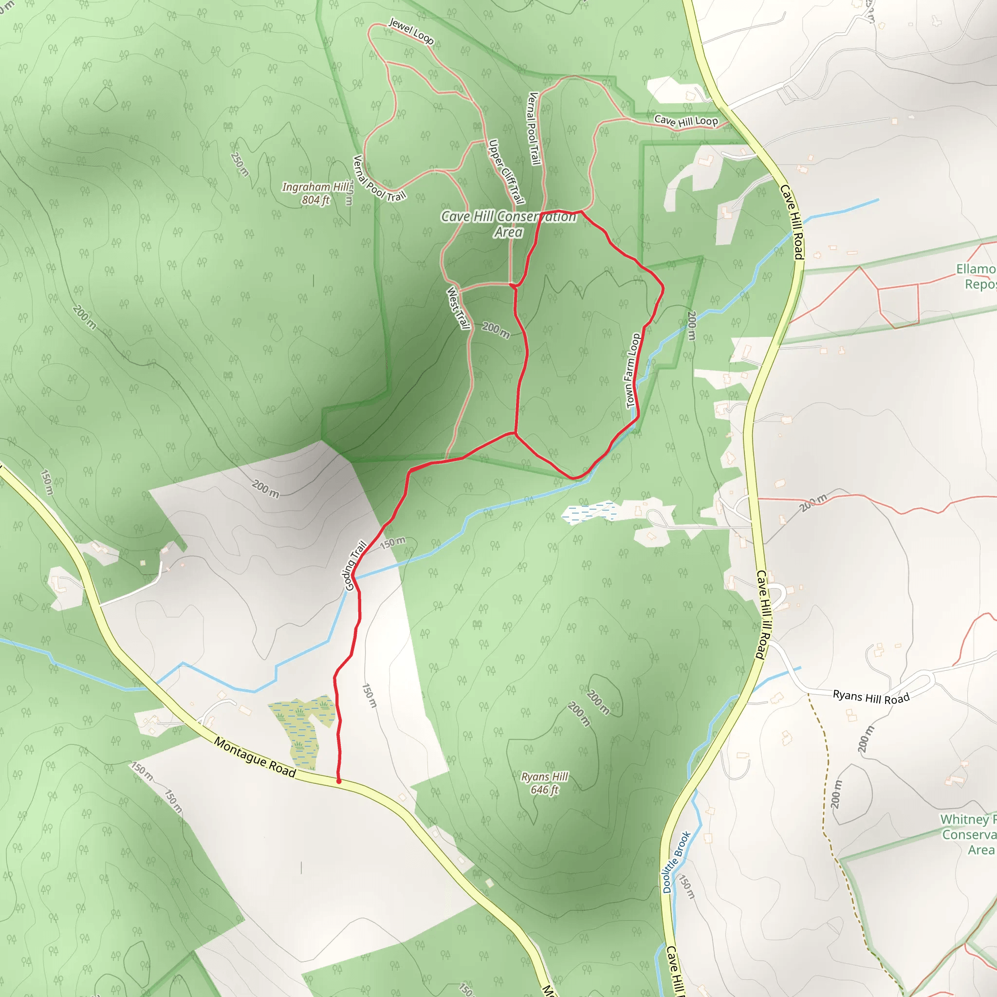 Town Farm Loop mobile static map