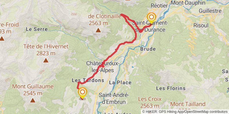 Via Domitia stage 5 Map