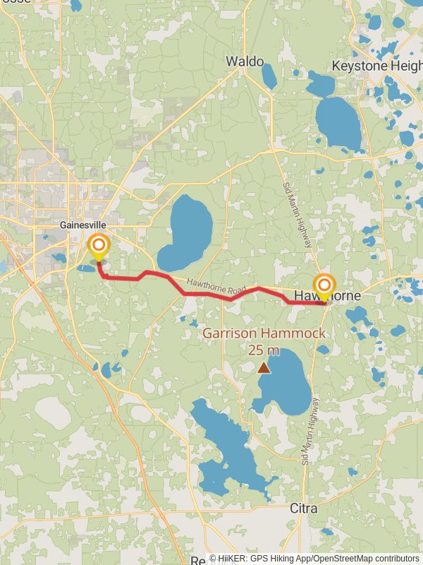 Gainesville-Hawthorne State Trail
