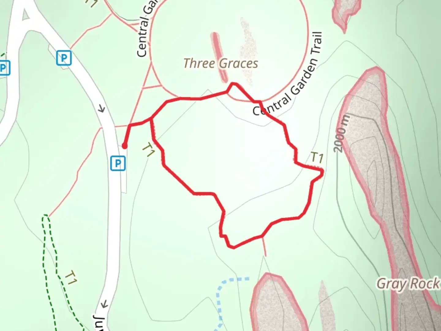 An image depicting the trail Upper Loop Trail and its surrounding area.
