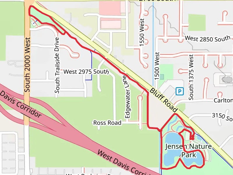 Jensen Nature Park Trail and Bluff Trail