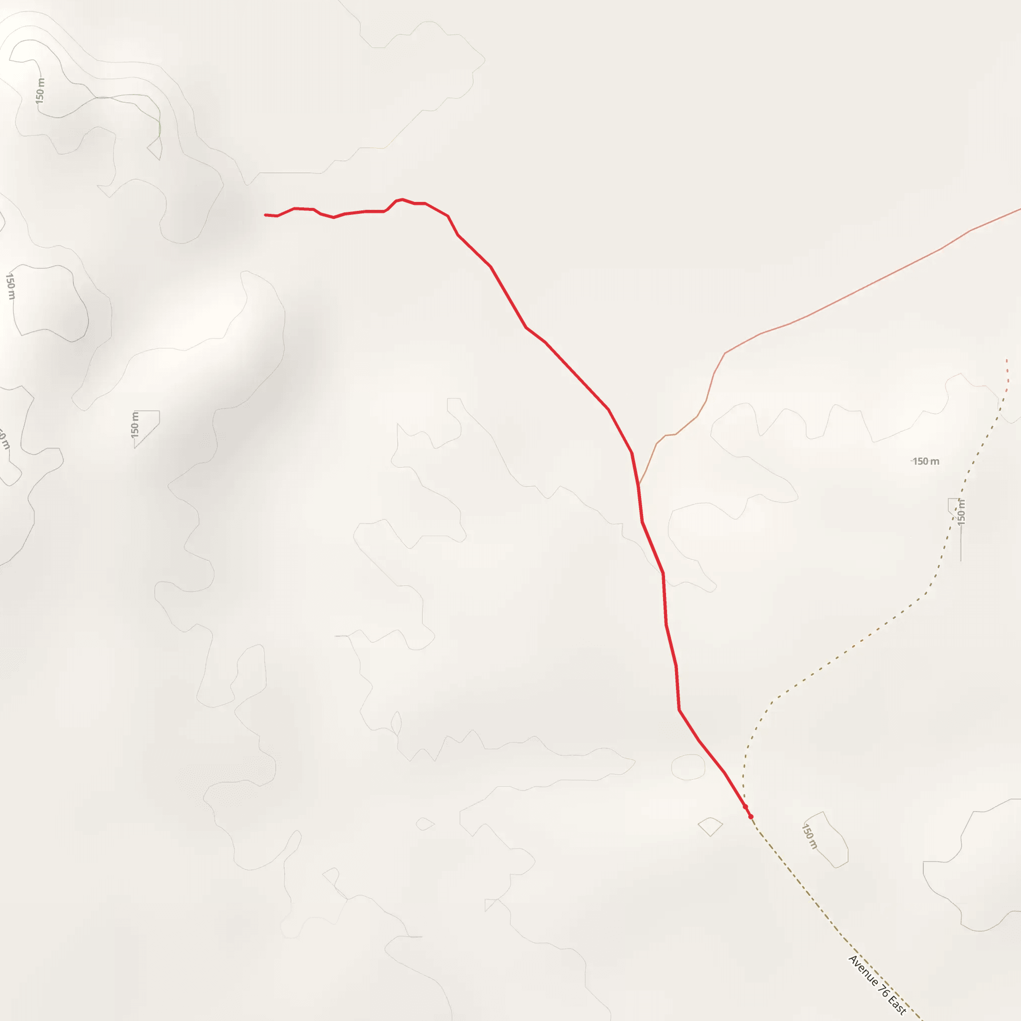 South Gila Ditch mobile static map