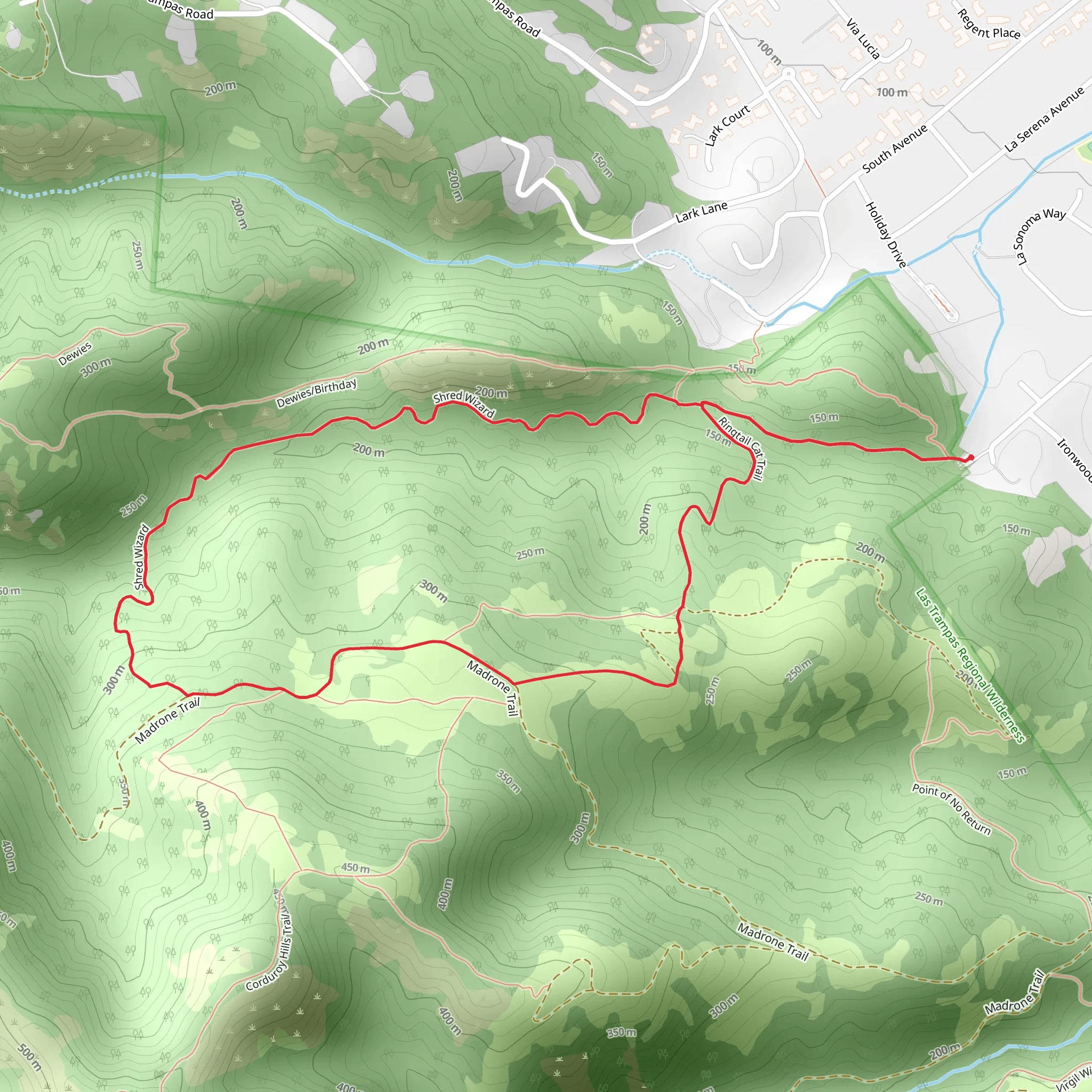 Shred Wizard Loop mobile static map