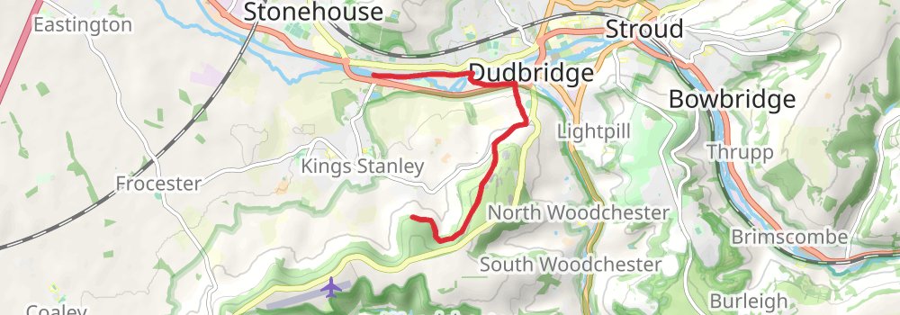 Cotswold Way 11-Day Moderate Tour (Hillwalk Tours) alt 2 Map