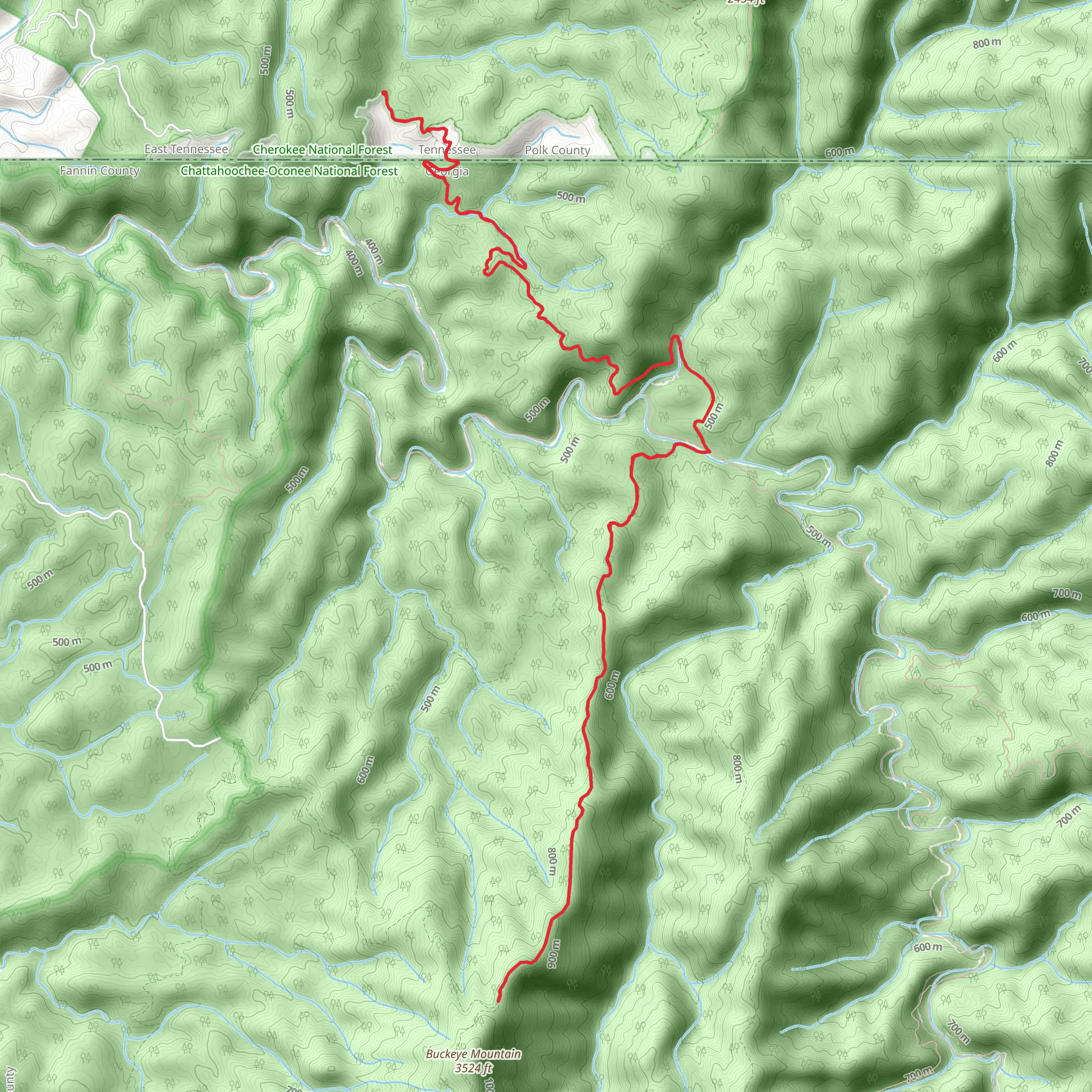 Beech Bottom and Hickory Ridge mobile static map