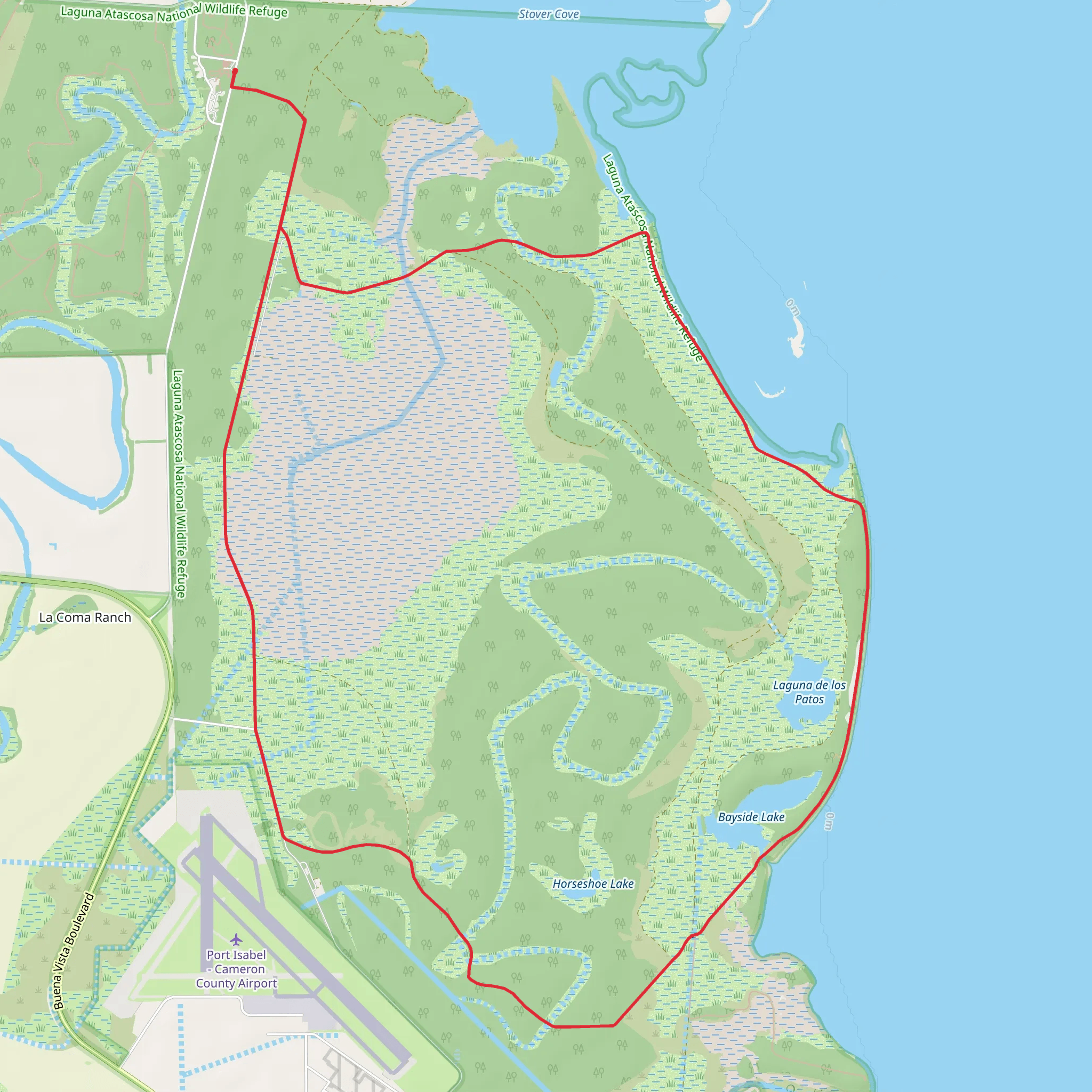 Bayside Wildlife Loop Walk mobile static map