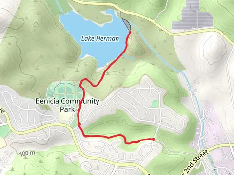 Lake Herman Trail from McAllister Road