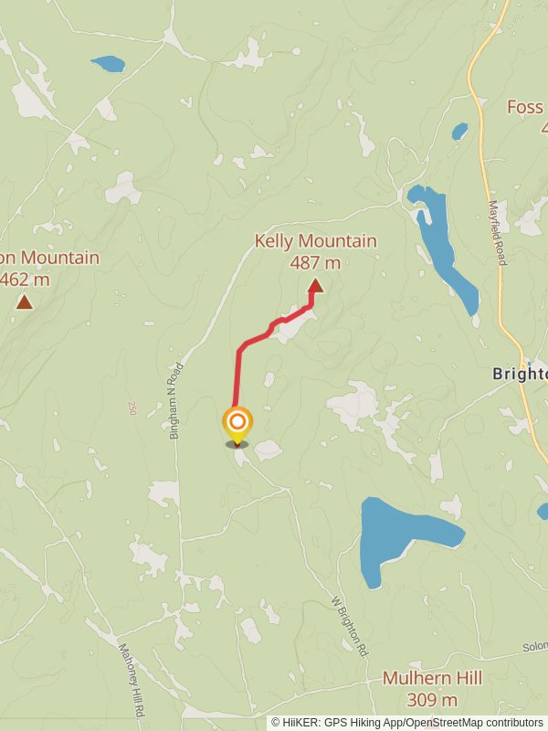 Kelly Mountain Trail from Stagecoach Road