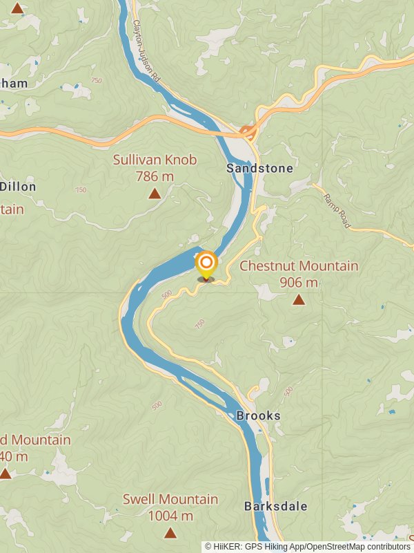 Sandstone Falls Overlook