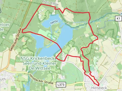 Glabbacher Bruch via Hinsbecker Hoehen