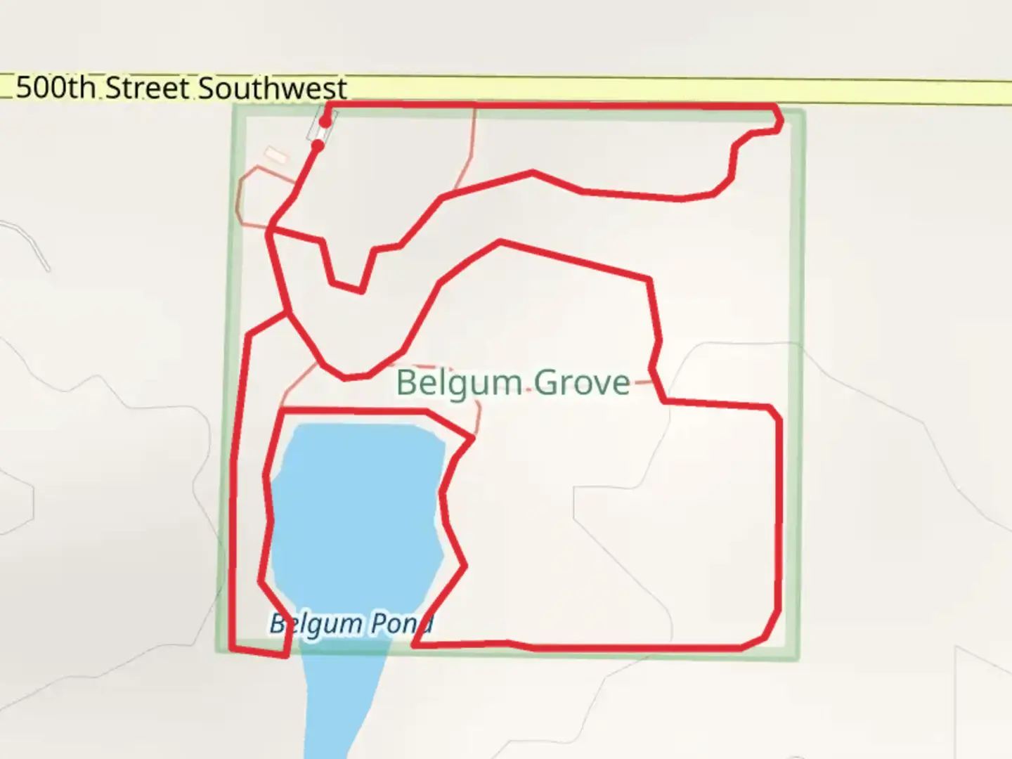 An image depicting the trail Dirty Face Creek Loop and its surrounding area.