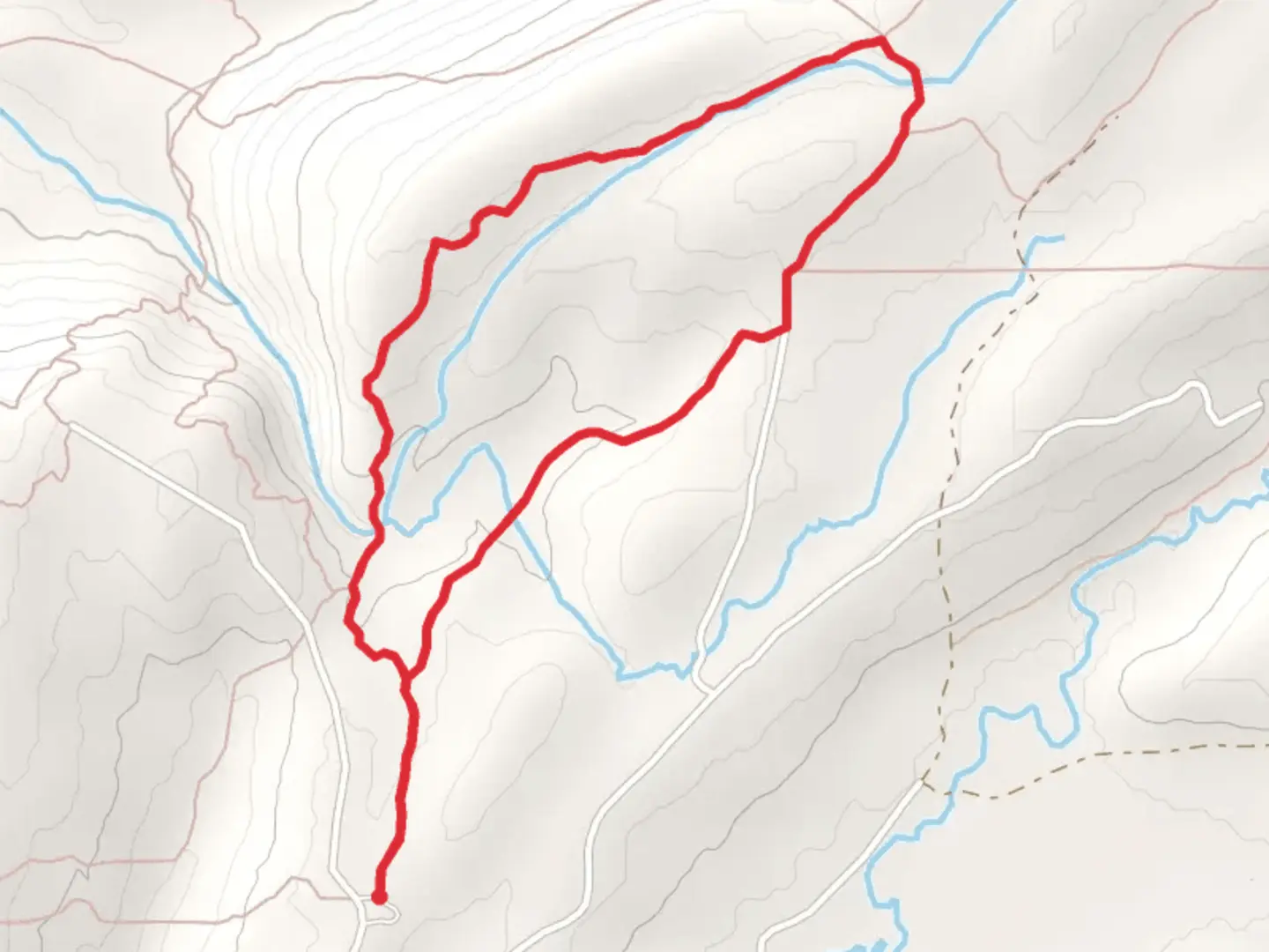 An image depicting the trail South Rim and Little Bugaboo Loop and its surrounding area.