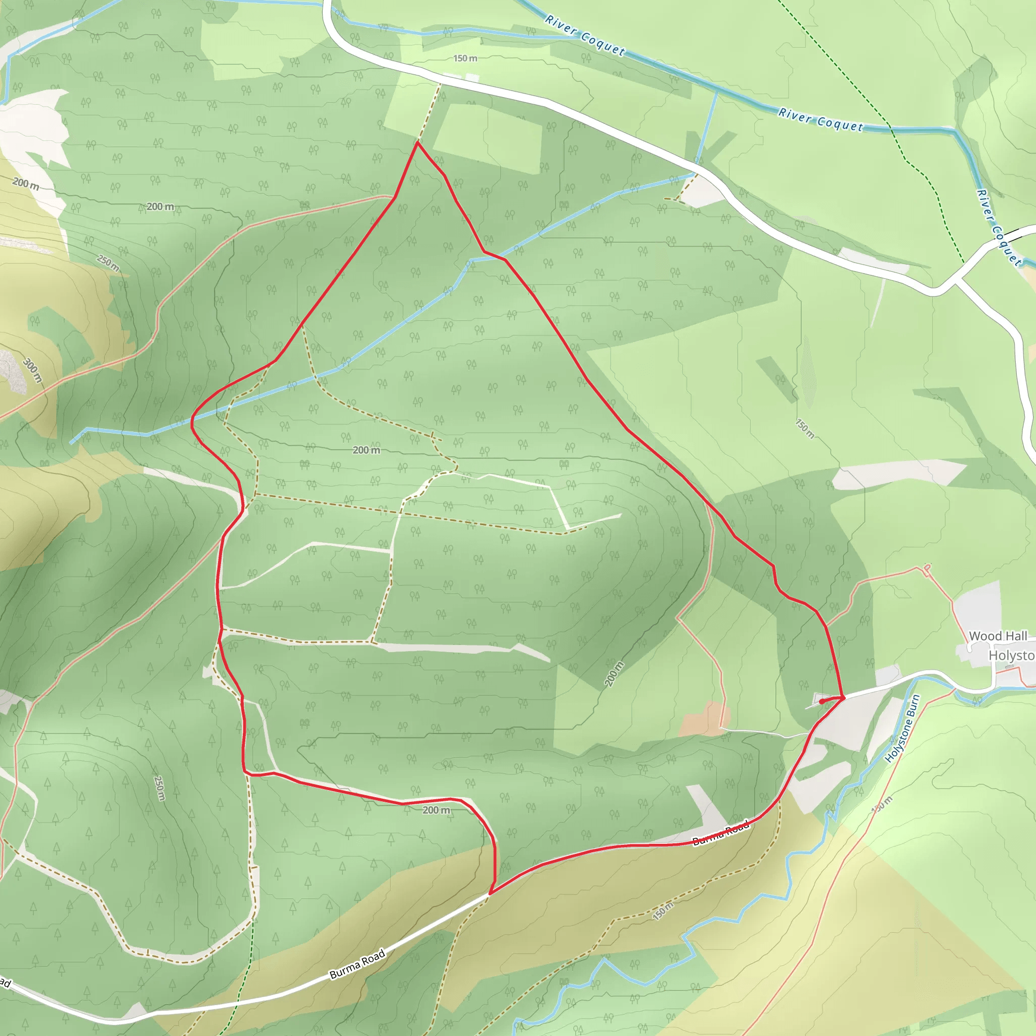 Holystone Loop mobile static map