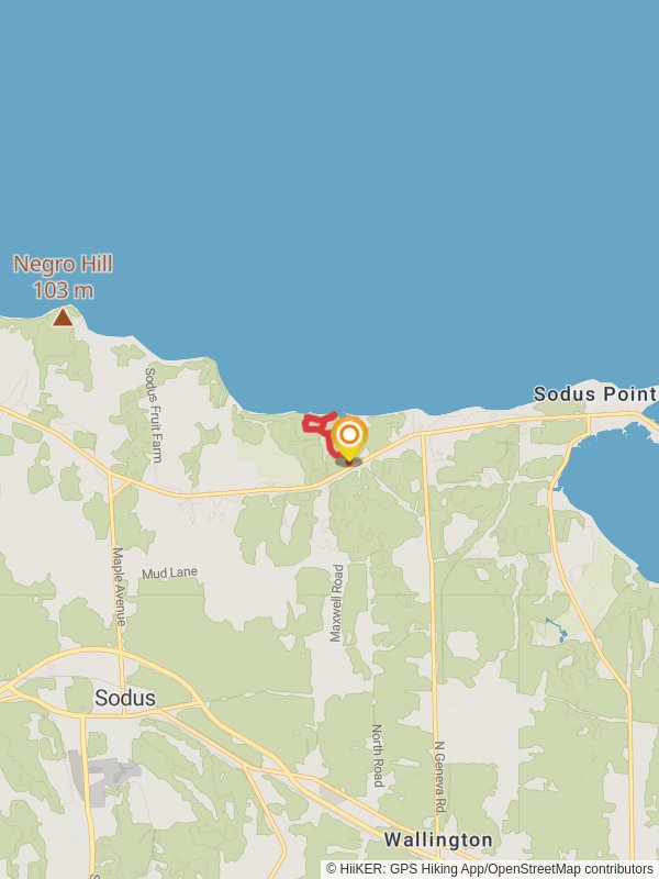 Beechwood State Park Loop mobile static map