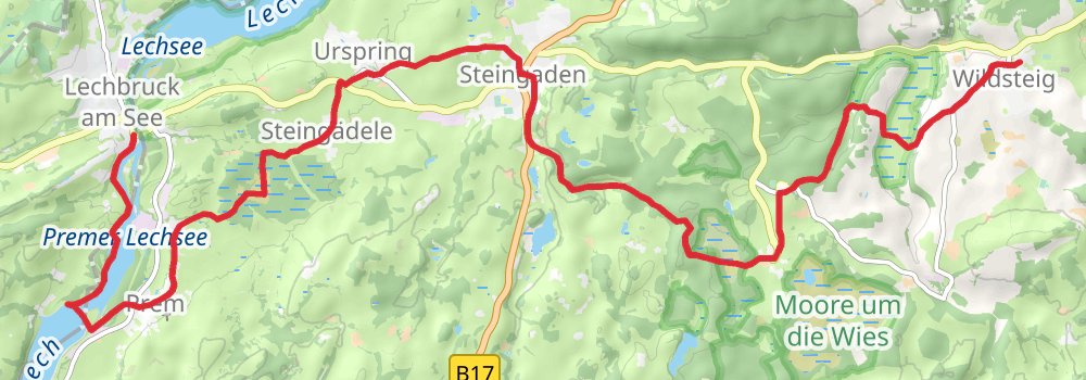 Münchner Jakobsweg stage 7 Map