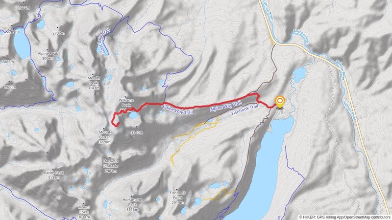 Thompson Peak via Fishhook Trail