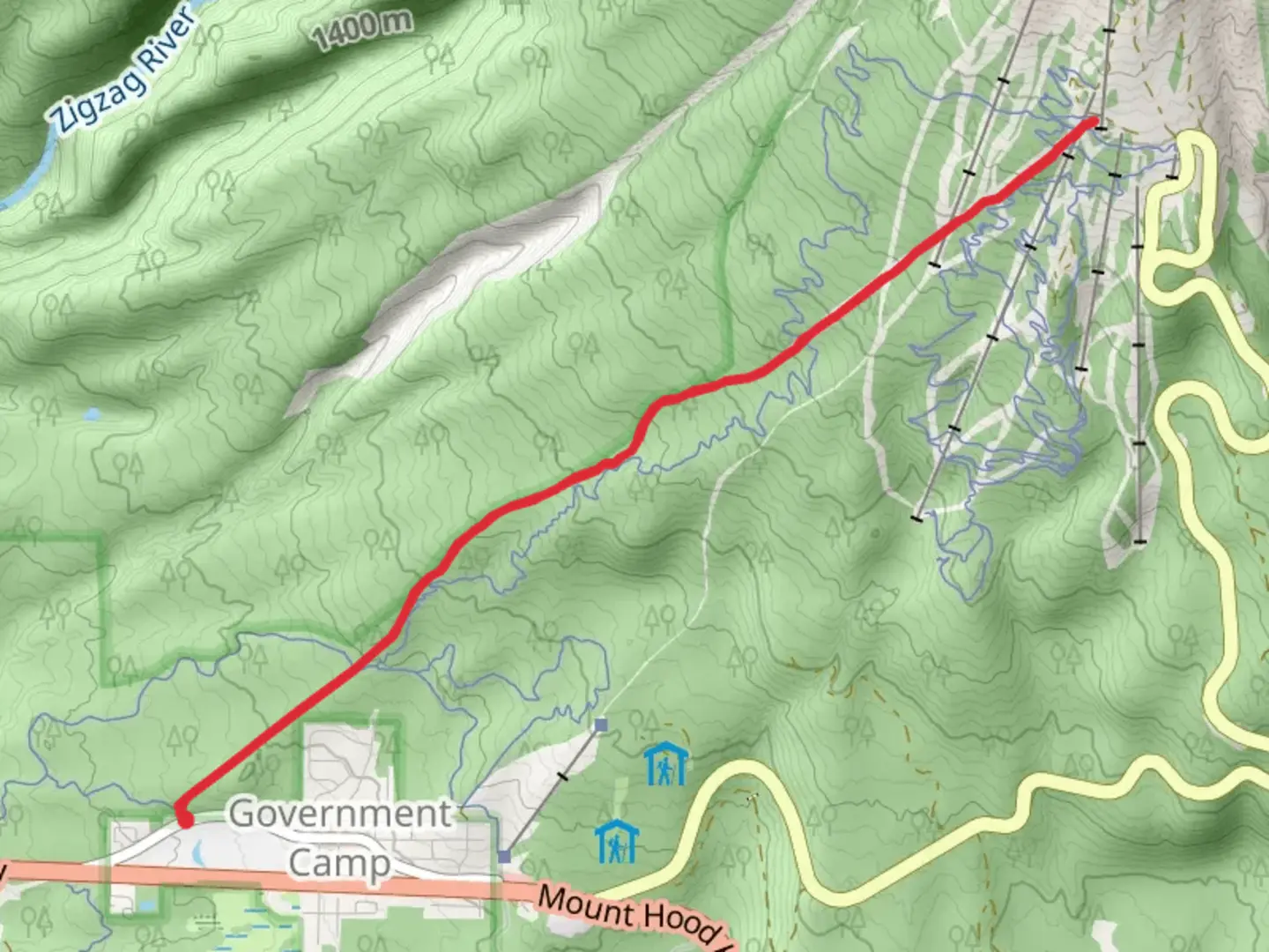An image depicting the trail Glade Trail - Collins Lake and its surrounding area.