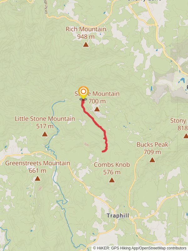 Middle Falls - Lower Falls Trail