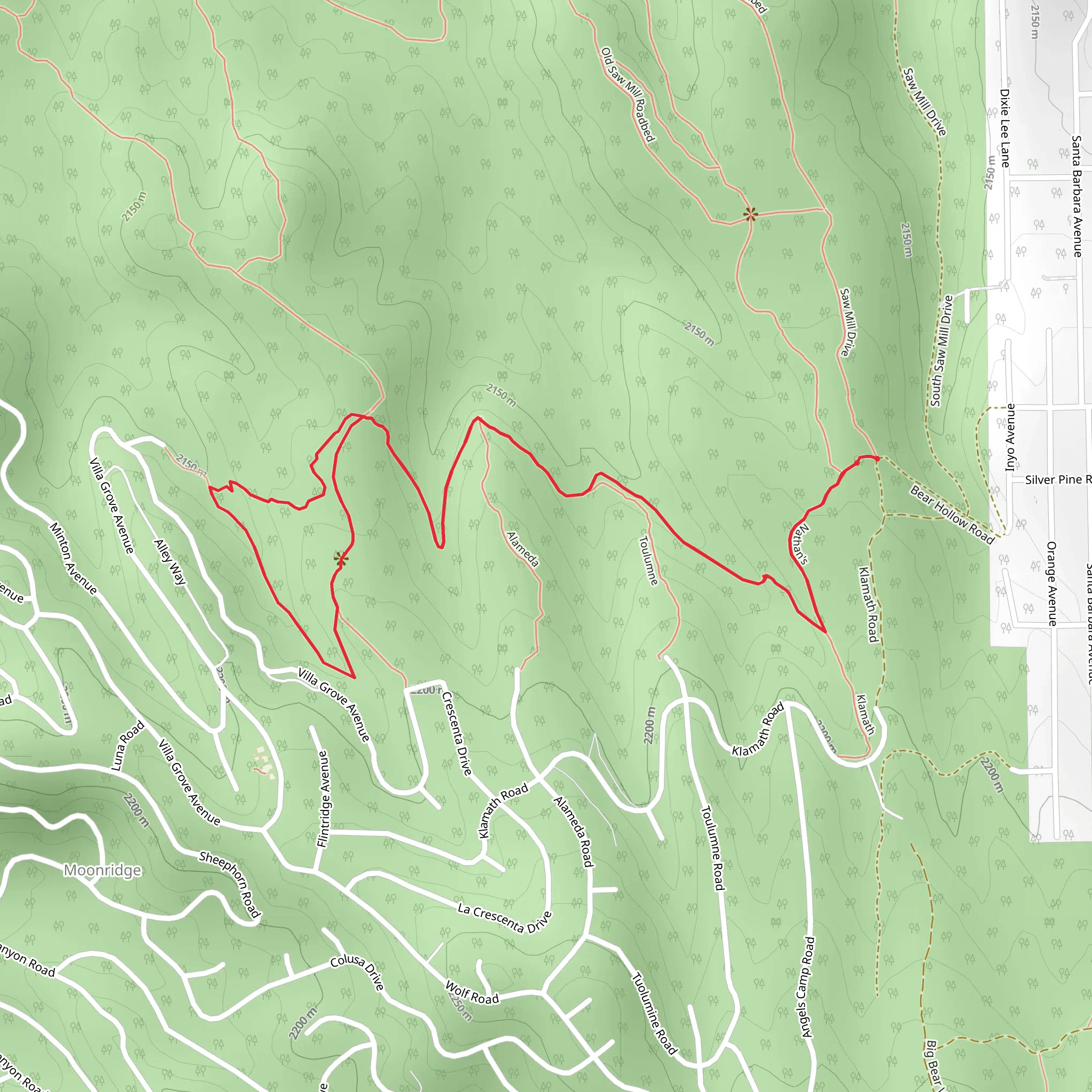 Nathan's mobile static map
