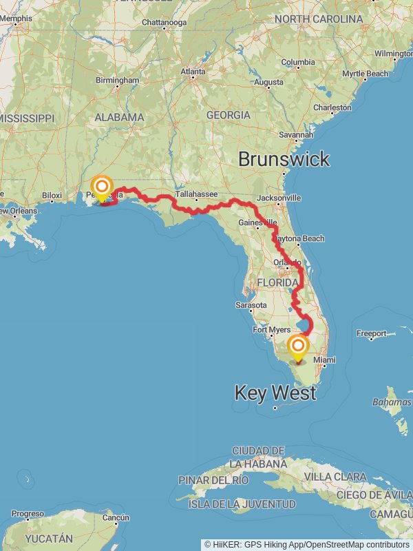 Map of Florida National Scenic - Rnm6xlfajiy8dafmx2j3g8pox3z4