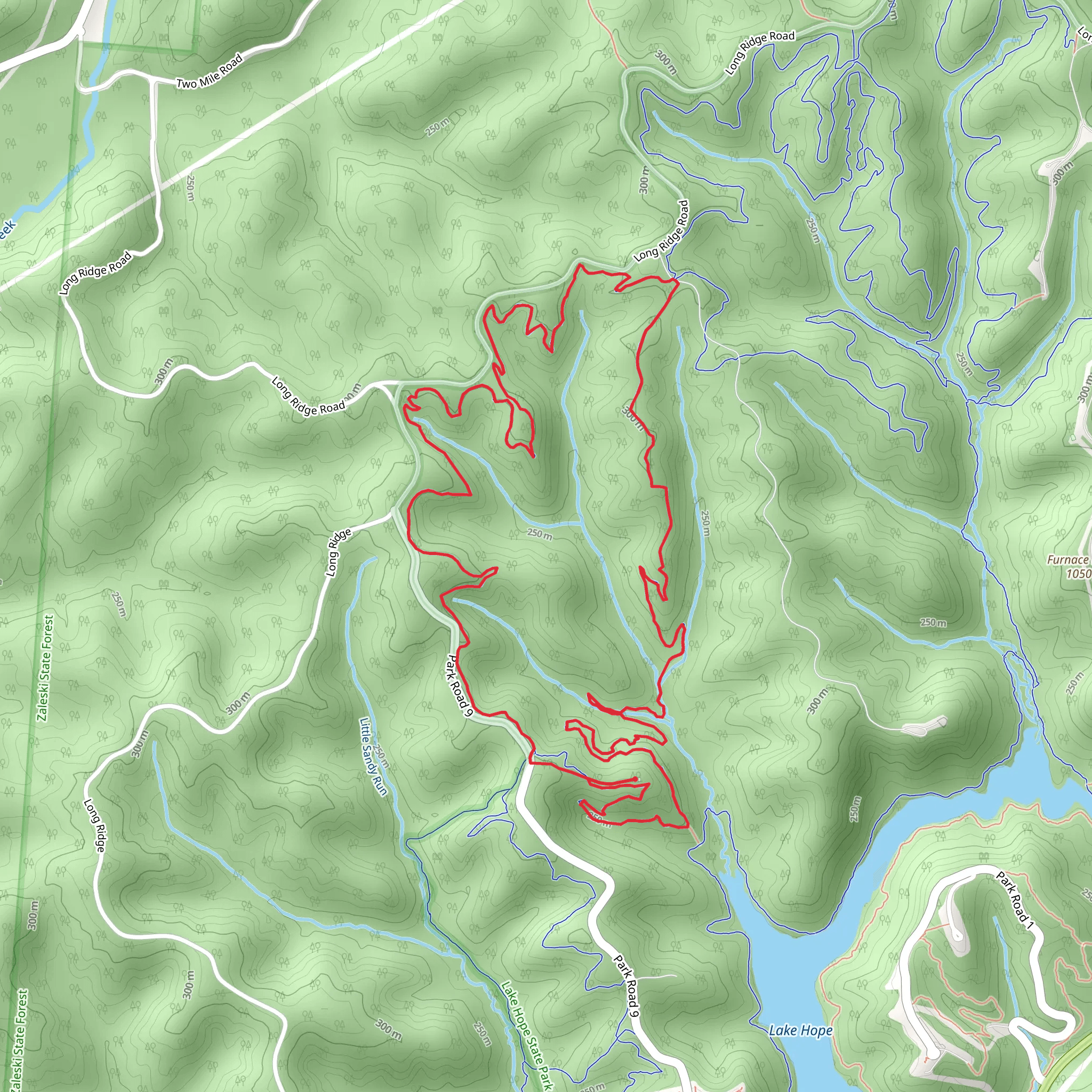 Copperhead Loop Trail mobile static map