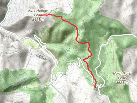 Pine Hollow and Mud Springs Trail