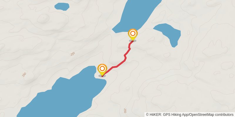 Arctic Circle Trail alt 1 Map