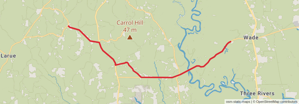 American Perimeter Trail - The South Primary stage 39 Map
