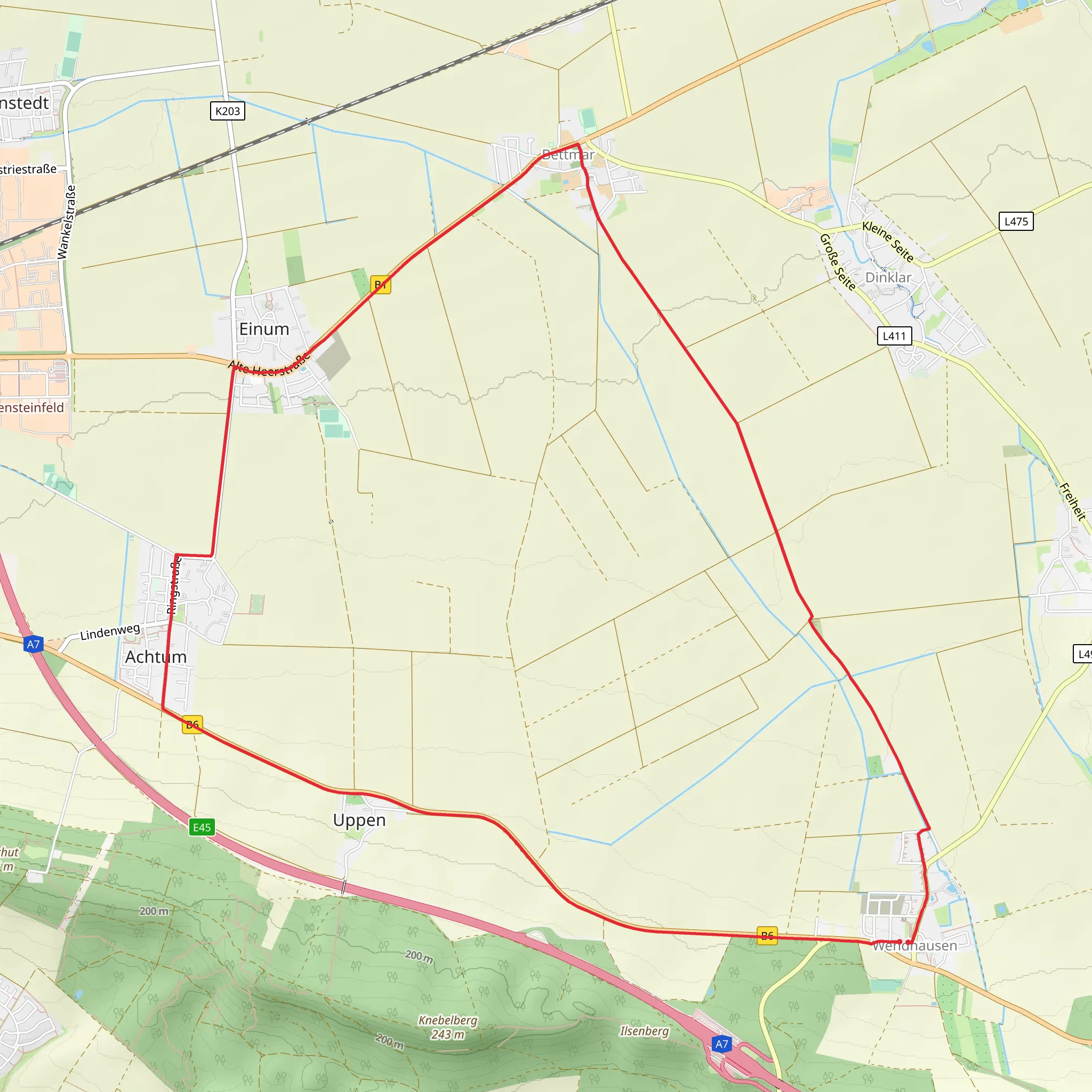 Wendhausen Loop mobile static map