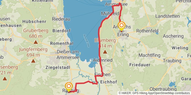 Heilige Landschaft Pfaffenwinkel - Nordschleife stage 2 Map