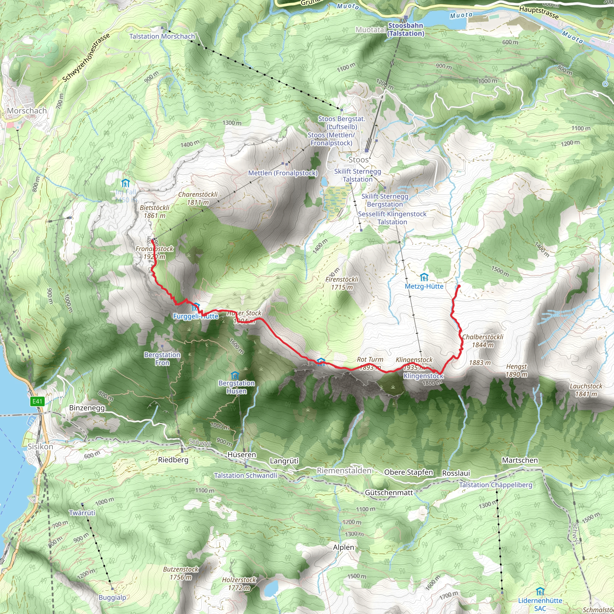 Gratweg Stoos mobile static map
