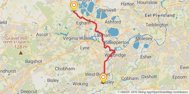 Middleton in Teesdale to Dover Walk stage 36 Map