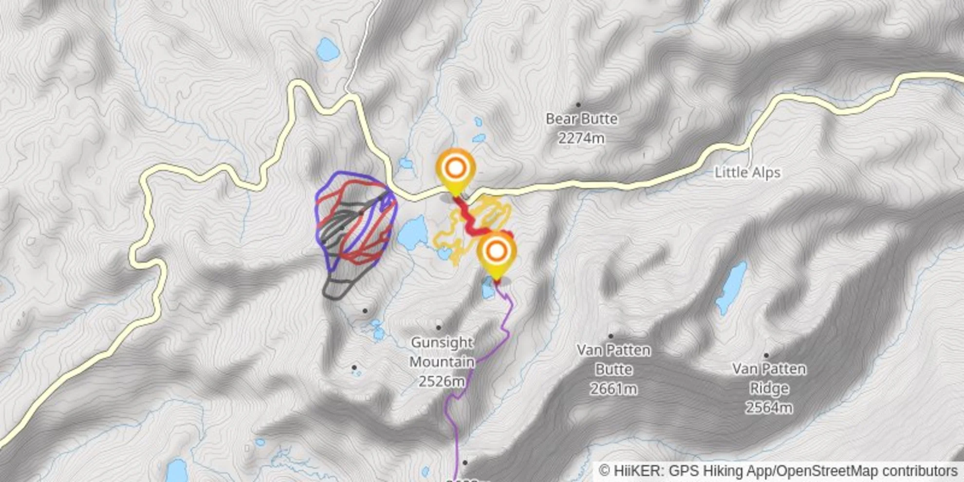 An image depicting the trail Black Lake #3 and its surrounding area.