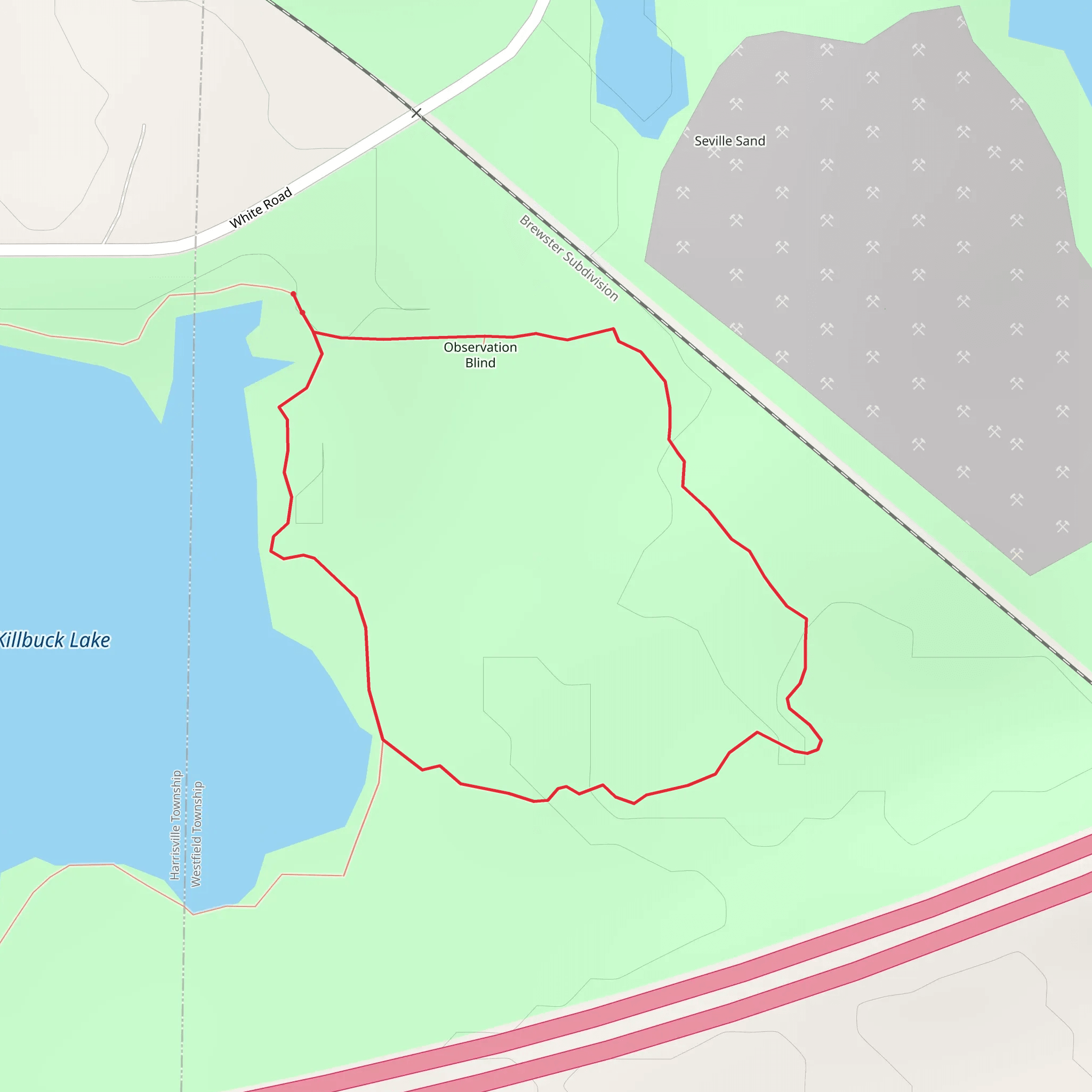 Ben Brenman Park Loop mobile static map