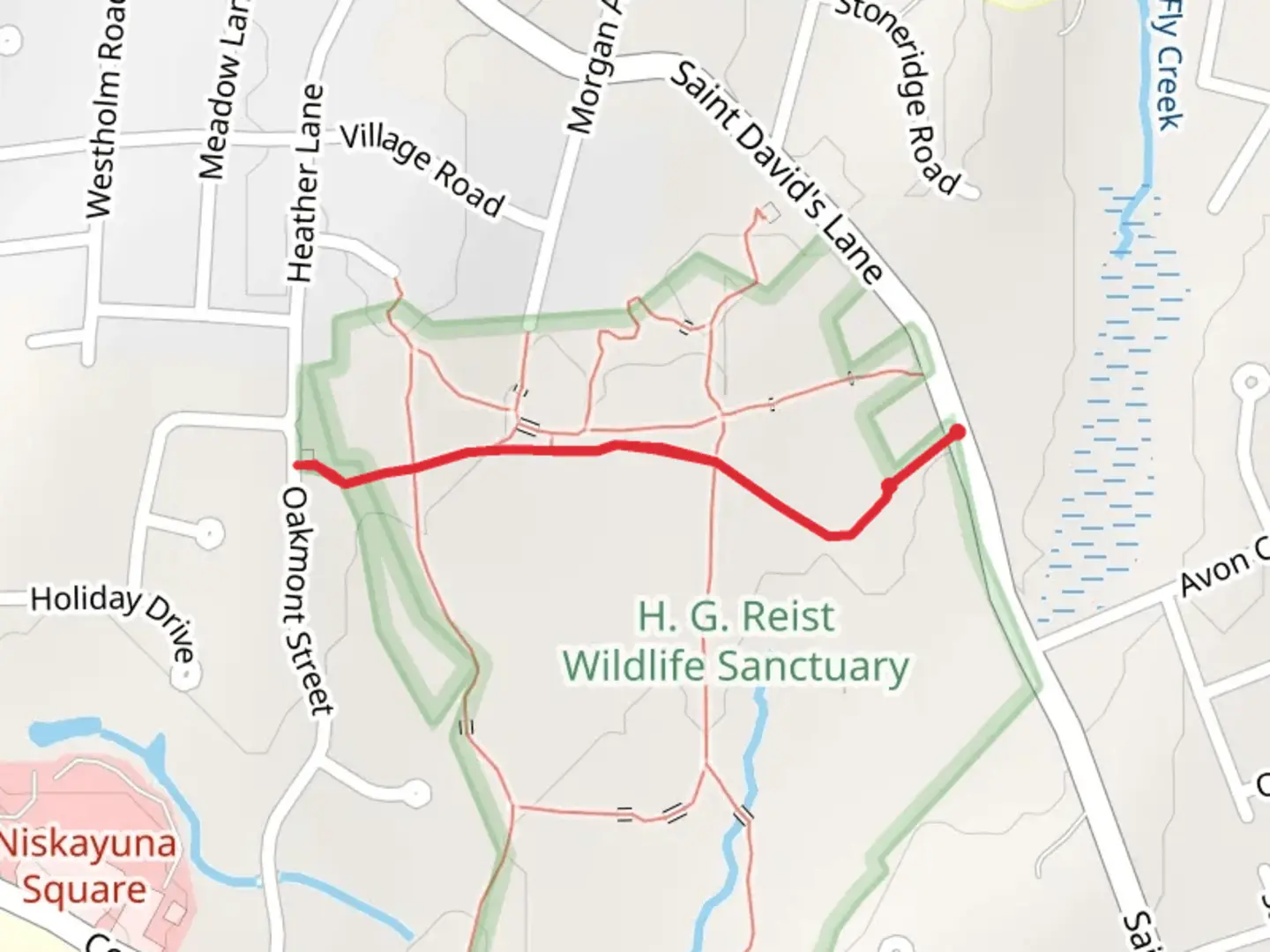 An image depicting the trail Hidden River Trail and its surrounding area.