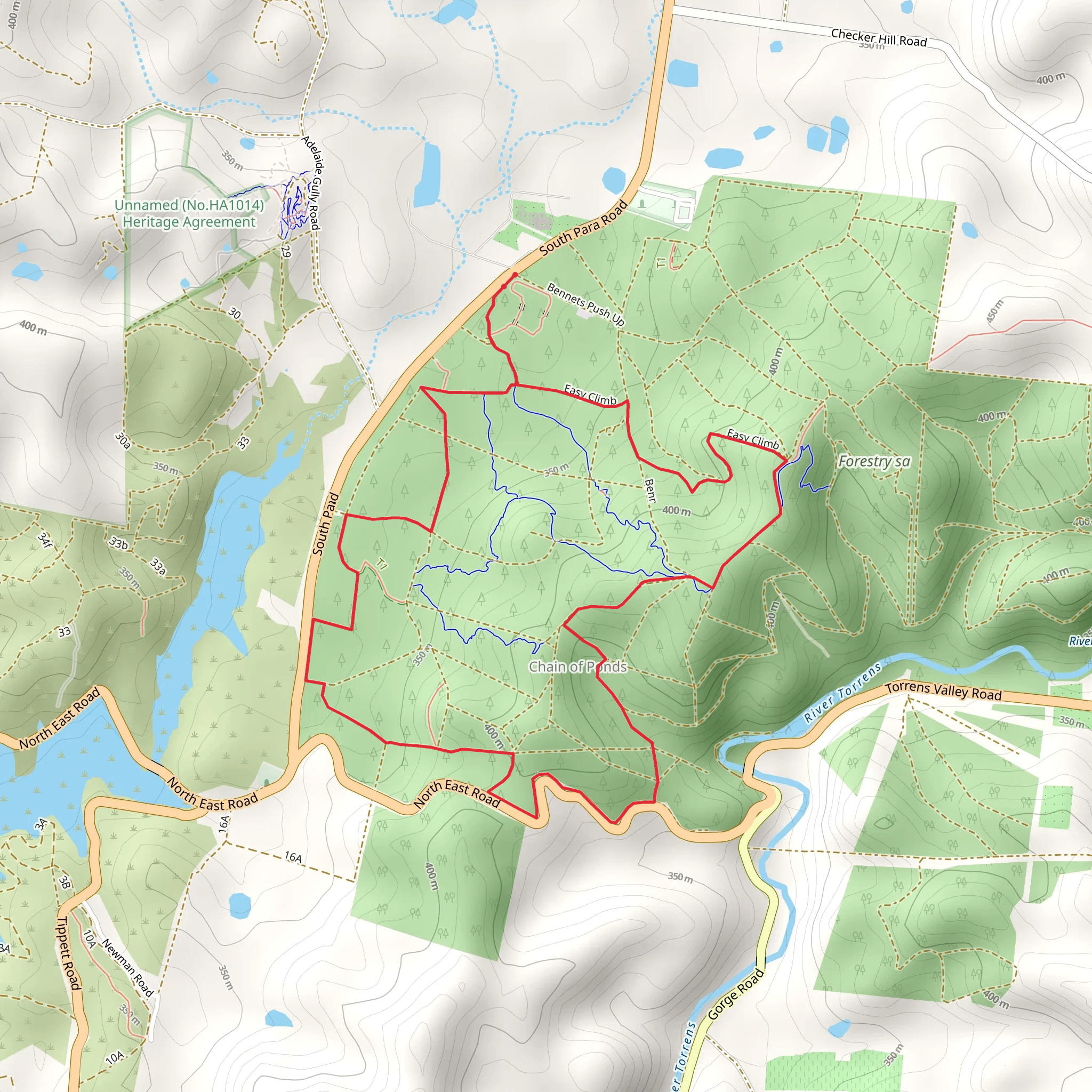 Anderson Loop Trail mobile static map