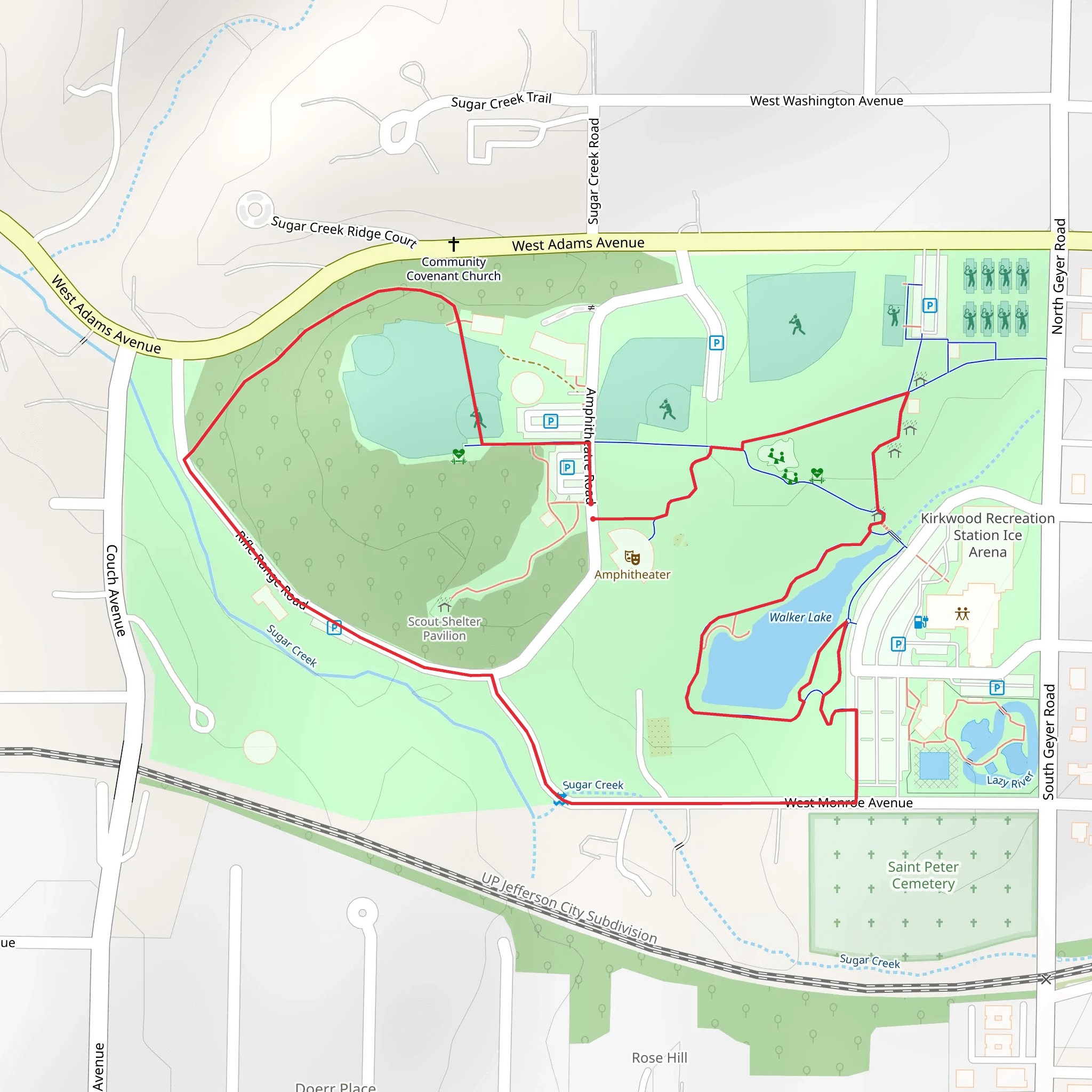 Walker Lake Loop mobile static map
