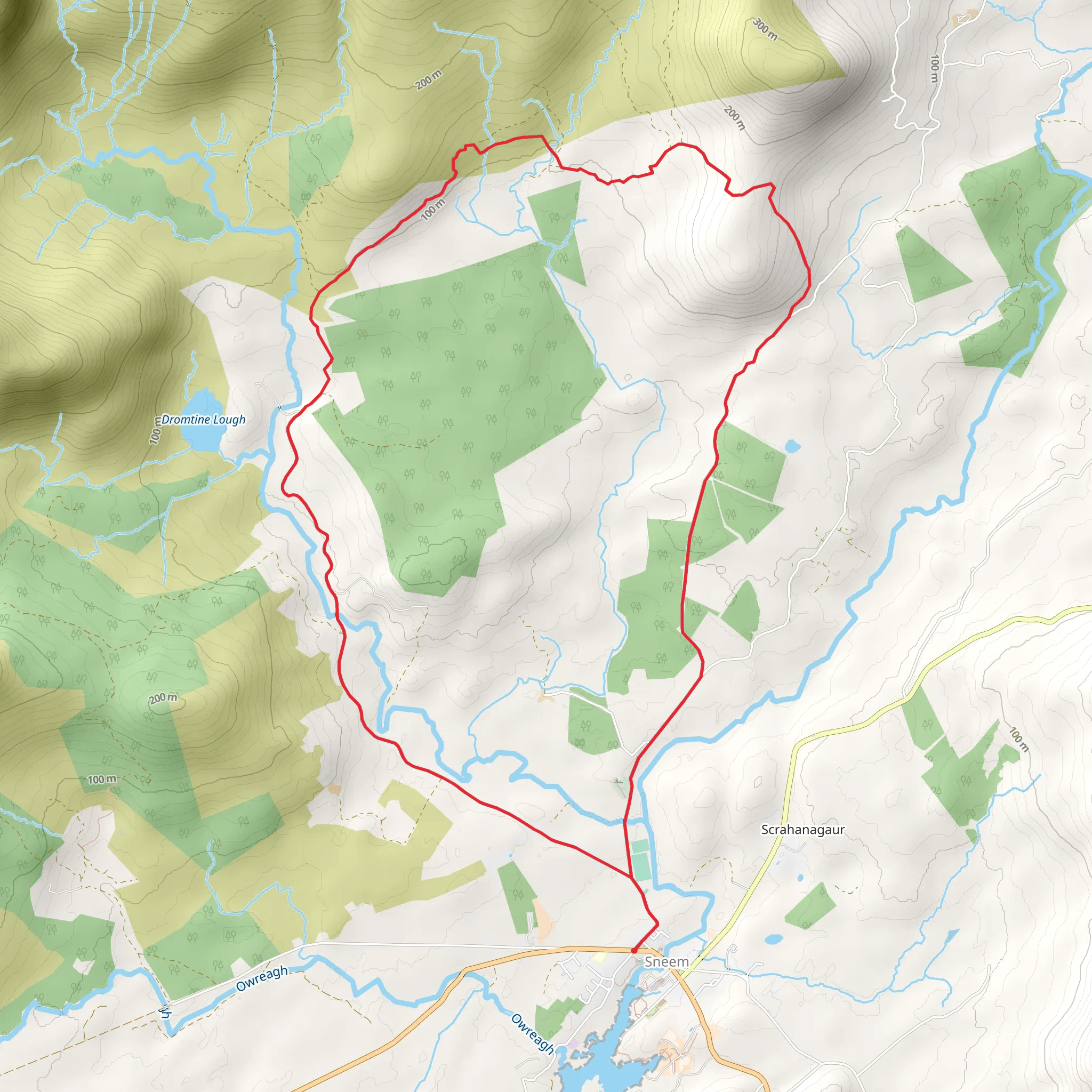 Fermoyle Loop - Sneem mobile static map