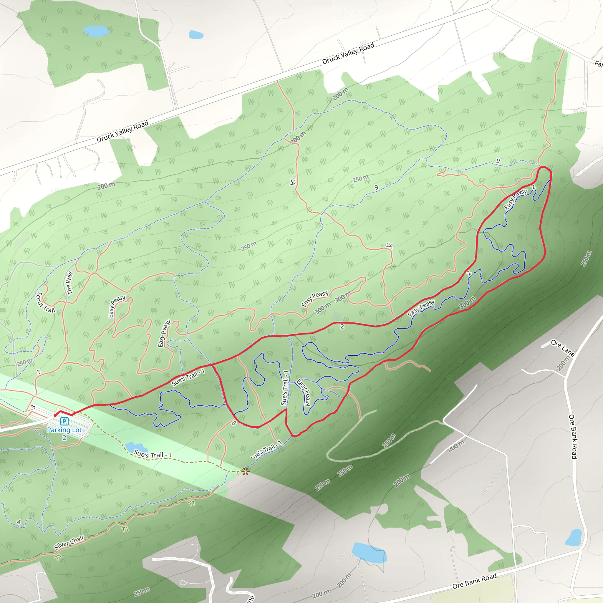 Rocky Ridge Park Loop mobile static map