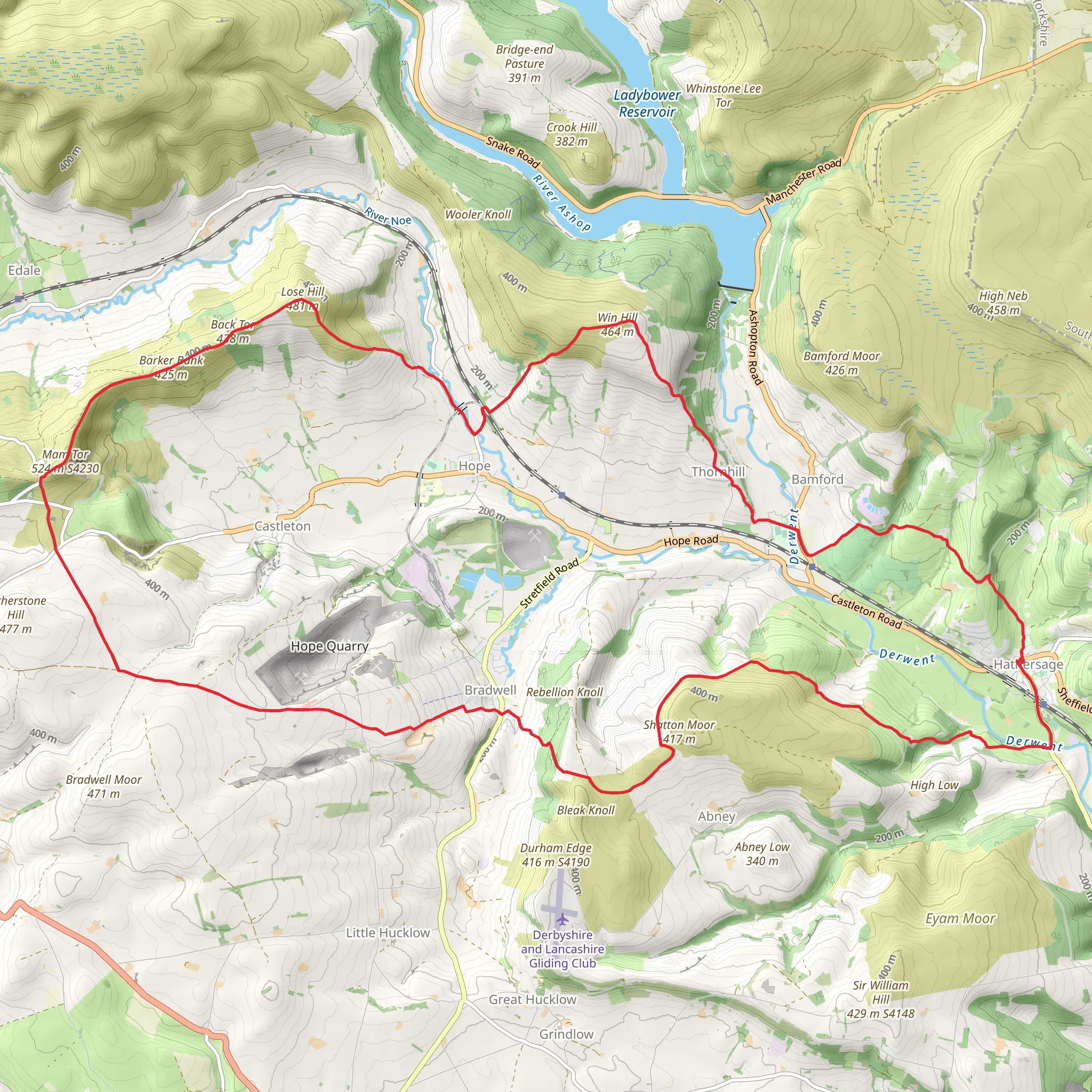 Outside Hope Valley Round mobile static map