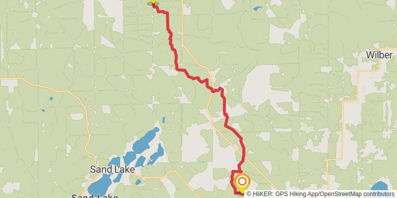Shore To Shore Trail spur 3 Map